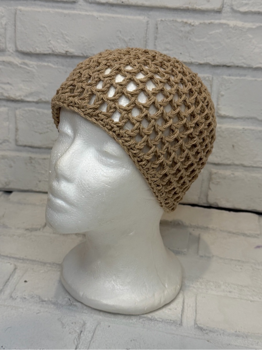 Crochet unisex Mesh Beanie